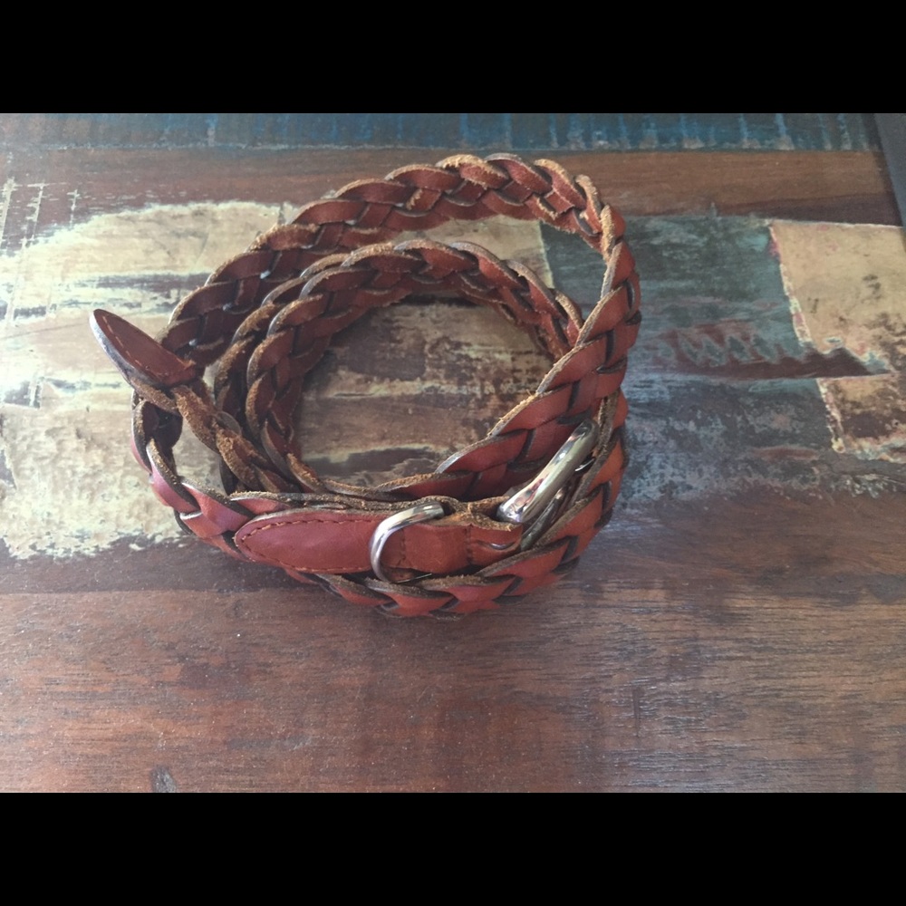 Bass Braided Ladies Belt L